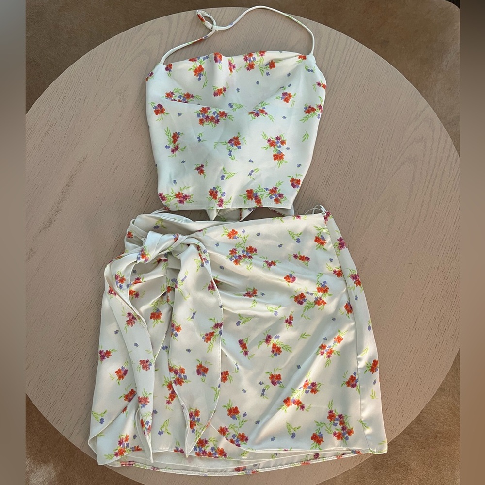 Zara Floral Satin Set